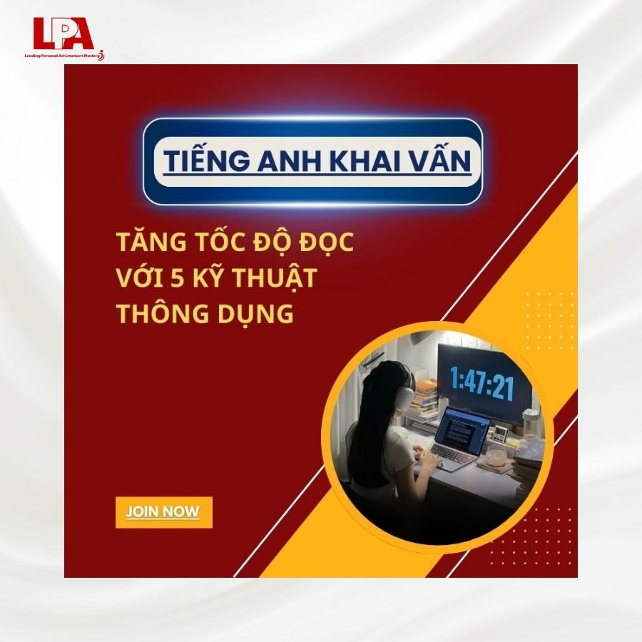 5 Cách tăng tốc đọc tiếng anh