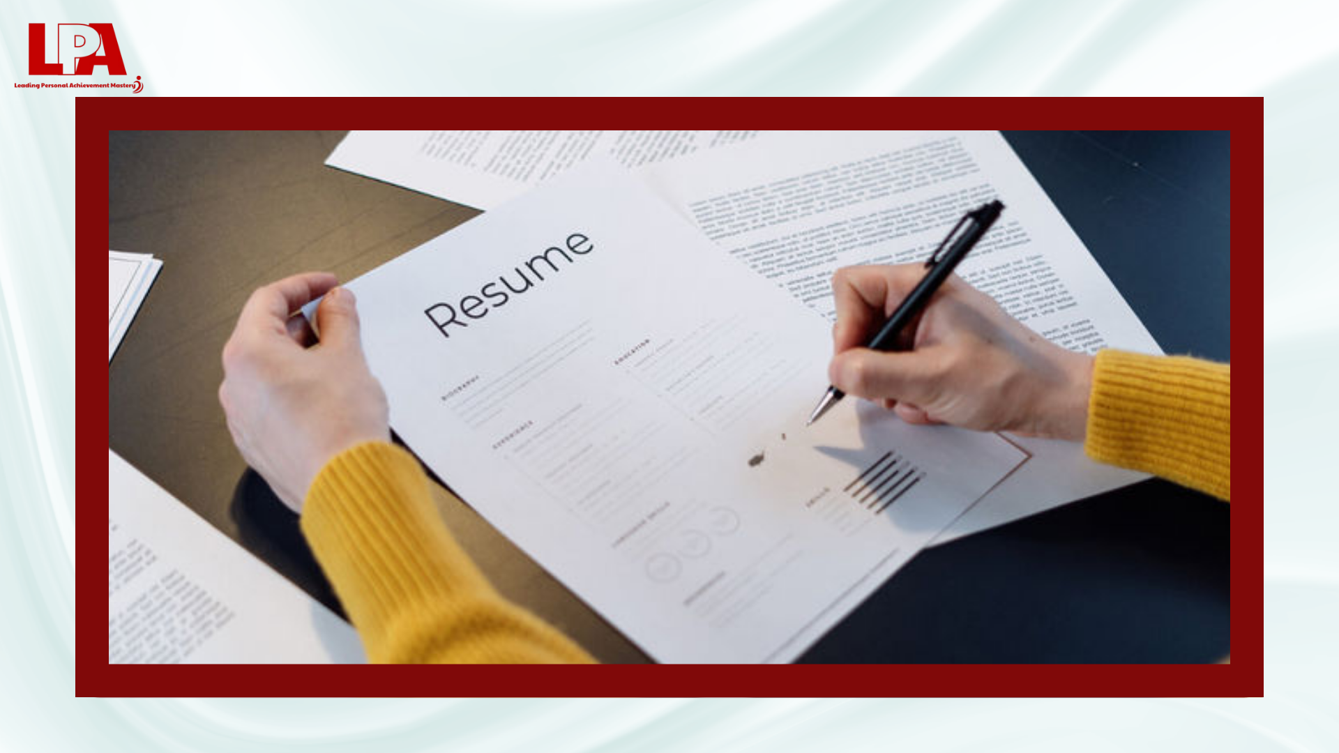 Cấu trúc CV Tiếng Anh chuyên nghiệp - Nền tảng để vượt qua vòng loại