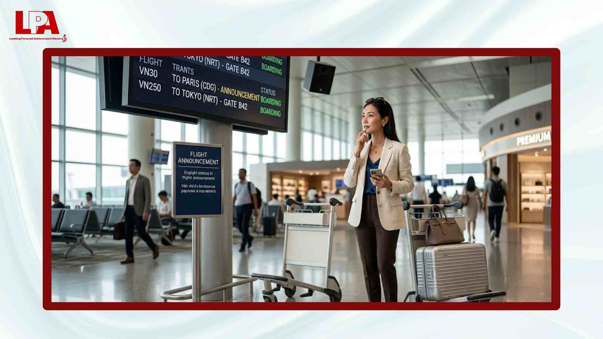 Cập nhật thông báo và thông tin chuyến bay