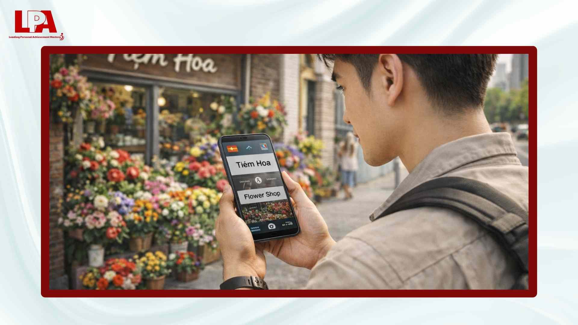 Điện thoại là cuốn từ điển sống khi đi du lịch