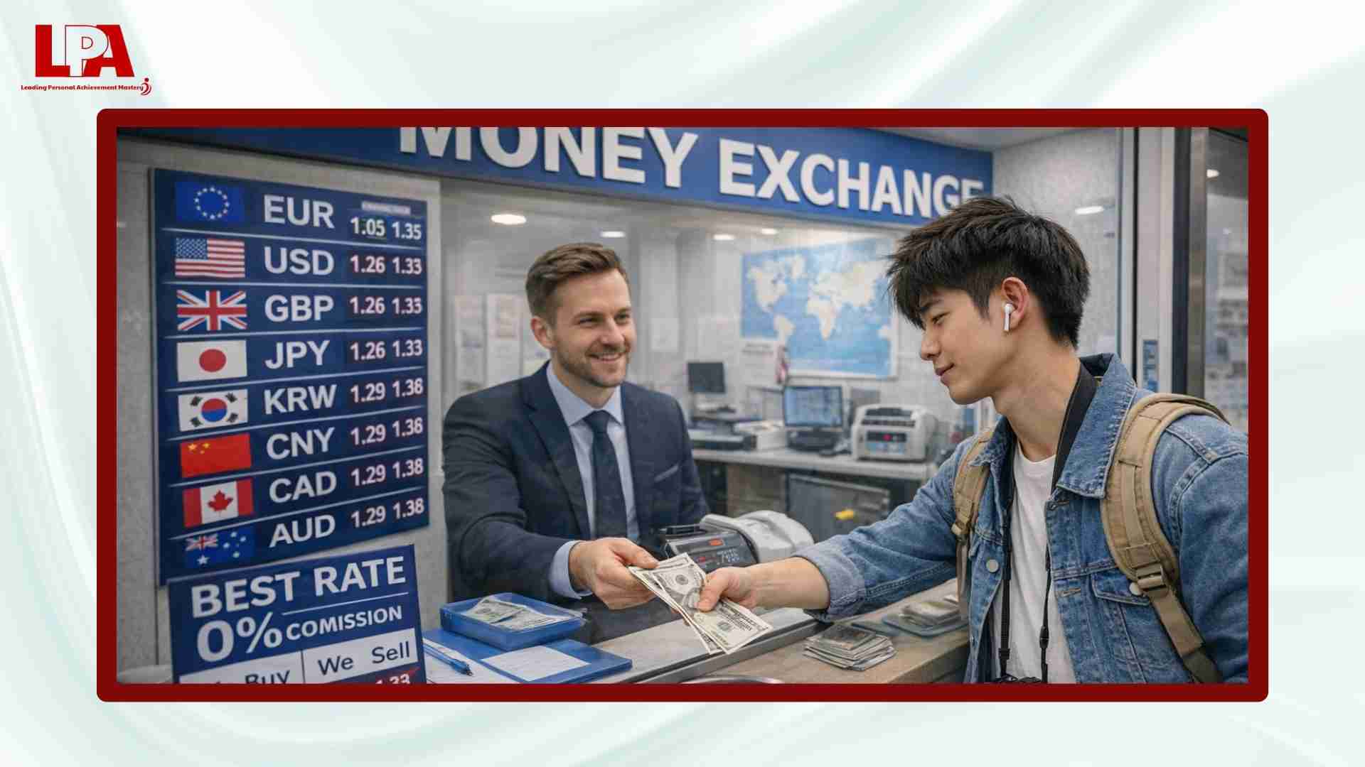 Giao dịch tiền tệ tiện lợi với tiếng anh