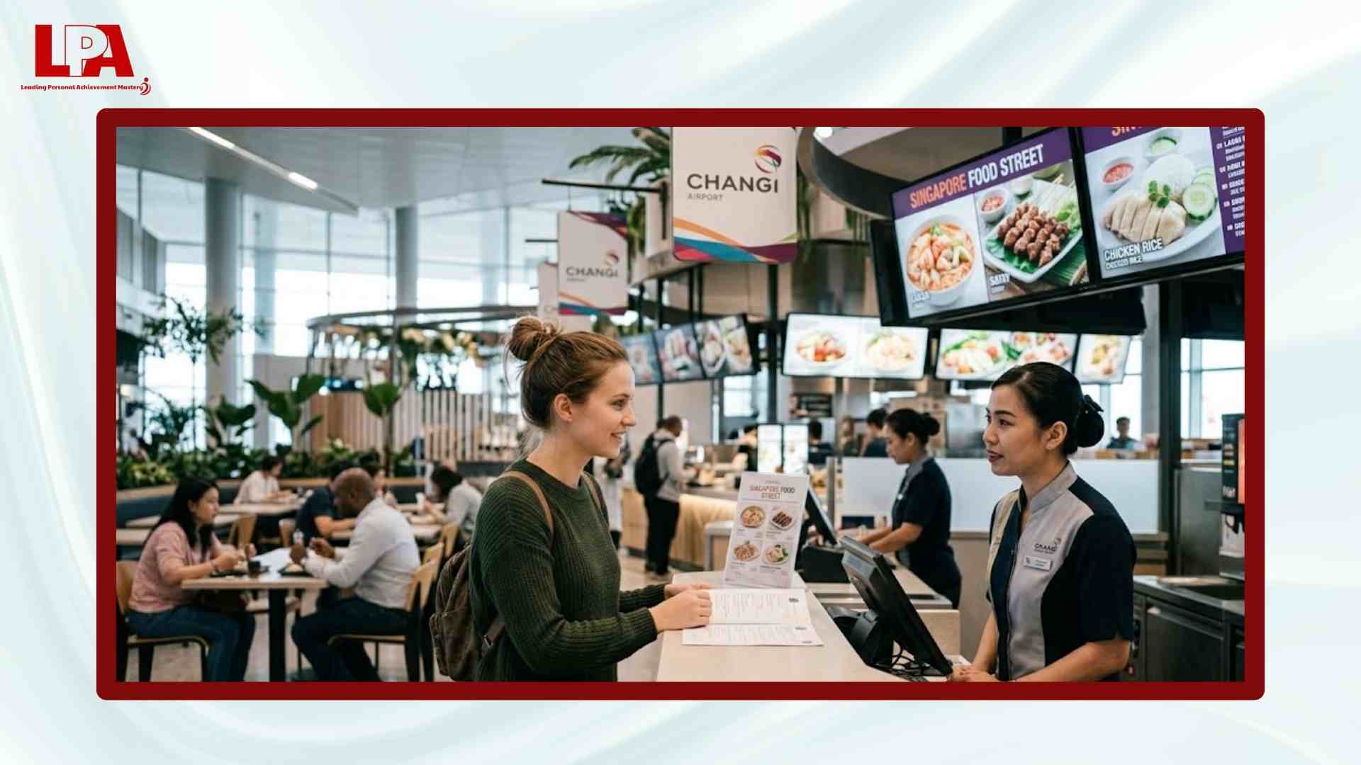 Giao tiếp đơn giản khi trải nghiệm ẩm thực sân bay