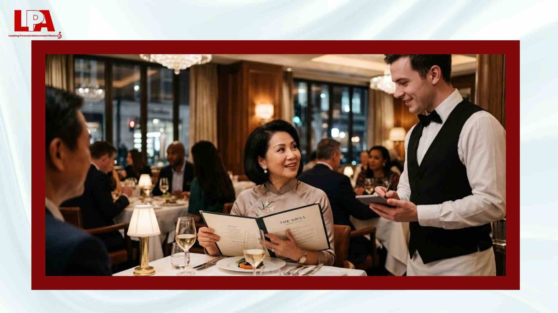 sử dụng tiếng anh giao tiếp trong nhà hàng