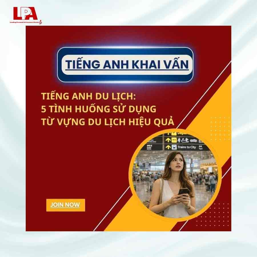 TIẾNG ANH DU LỊCH: 5 TÌNH HUỐNG SỬ DỤNG TỪ VỰNG DU LỊCH HIỆU QUẢ