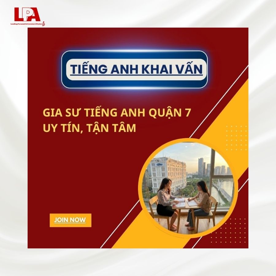 Gia sư Tiếng Anh quận 7 tận tâm