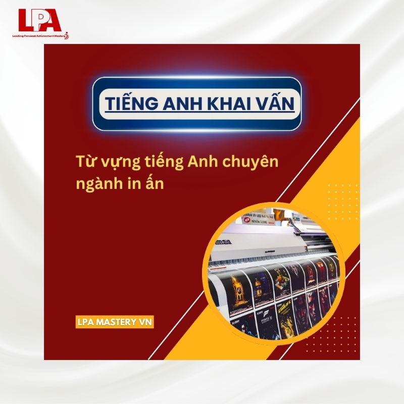 tiếng anh chuyên ngành in ấn