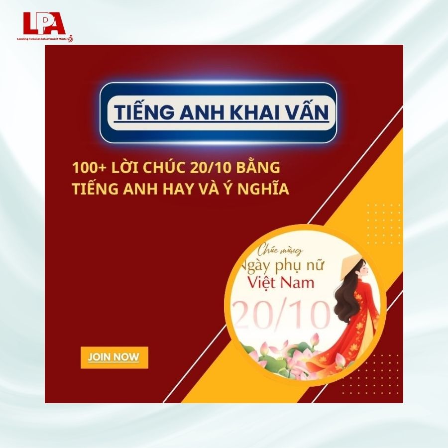 100+ câu chúc 20/10 bằng Tiếng Anh ý nghĩa