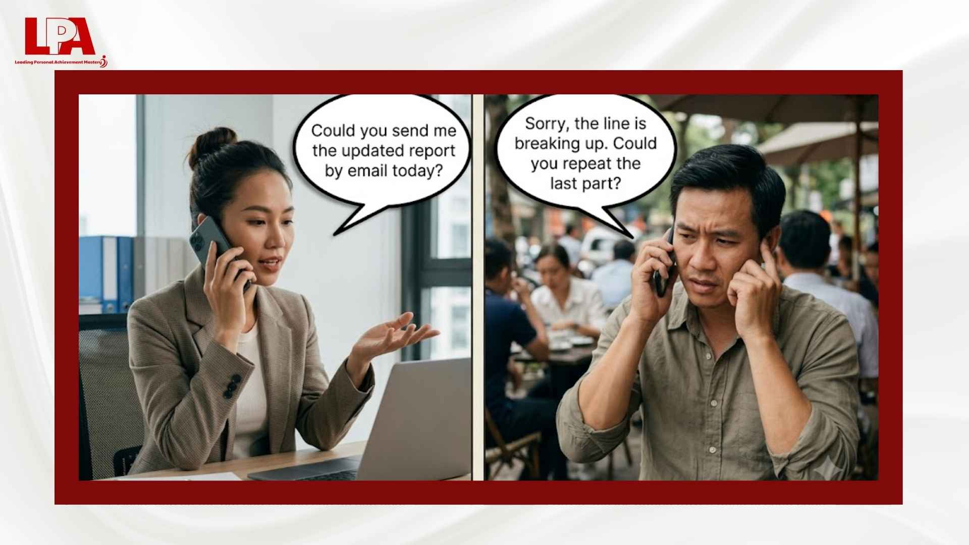 Giao tiếp Tiếng Anh qua điện thoại tình huống thực tế